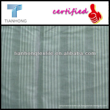Fio de bambu de algodão/tecido de bambu Material tecido algodão/fio tingido tingido tecido Stripe